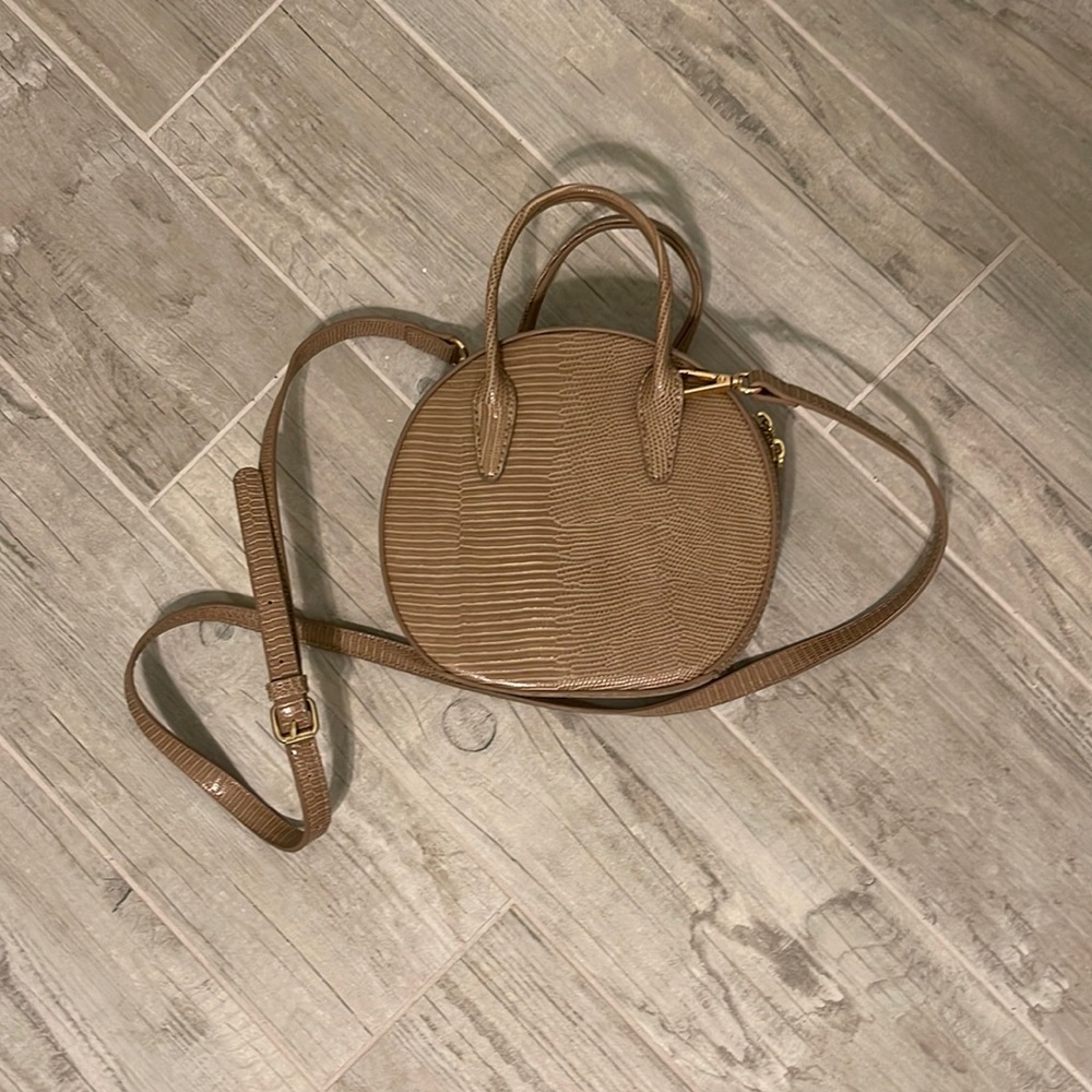 Beige Crossbody Purse
